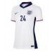 Maillot de foot Angleterre Cole Palmer #24 Domicile vêtements Femmes Europe 2024 Manches Courtes